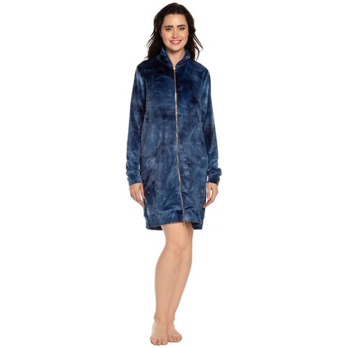 Effetto Woman's Housecoat 3121 Navy Blue | ePonuda.com