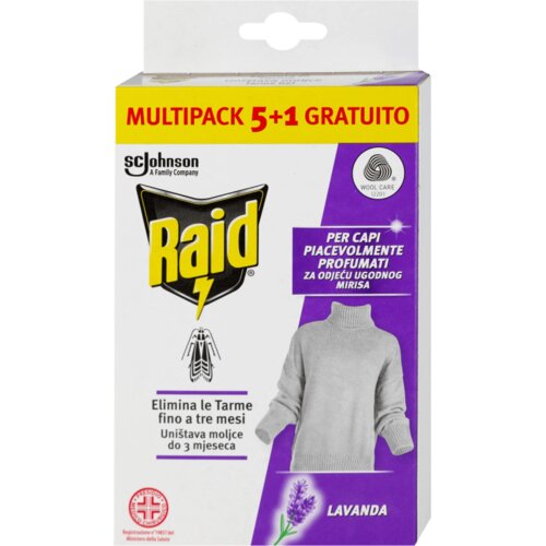 Raid Raid- gel protiv moljaca 5+1gratis Cene