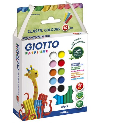  PLASTELIN 10BOJAX20G EXTRA SOFT GIOTTO FILA 5129B Slike