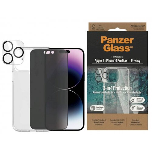  Bundle PanzerGlass iPhone 14 Pro Max Privacy Cene