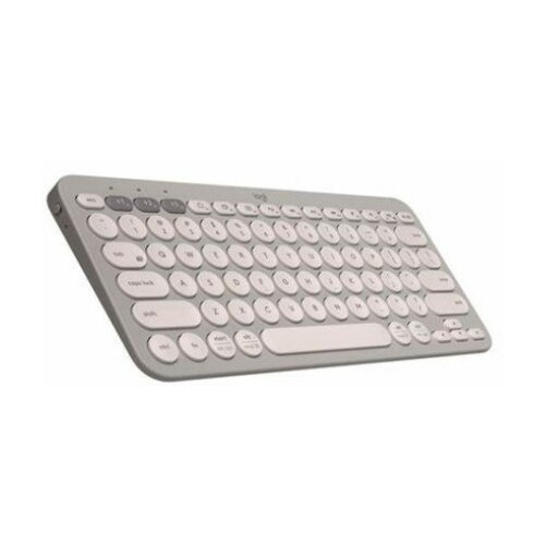 Logitech K380 multi-device bluetooth keyboard, sand Cene