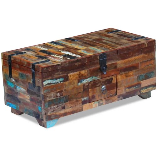  Stolić za kavu / &amp;scaron;krinja masivno obnovljeno drvo 80x40x35 cm Slike