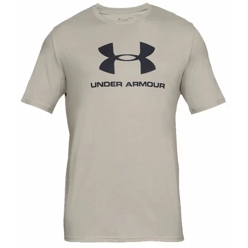 Under Armour Men's UA Sportstyle Logo Short Sleeve Academy/White M