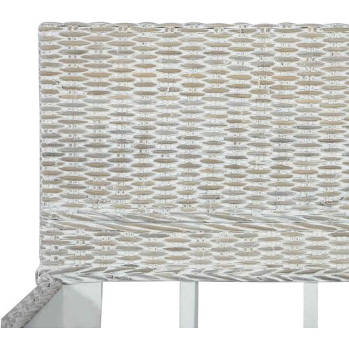  Okvir kreveta sivi od prirodnog ratana 180 x 200 cm Slike