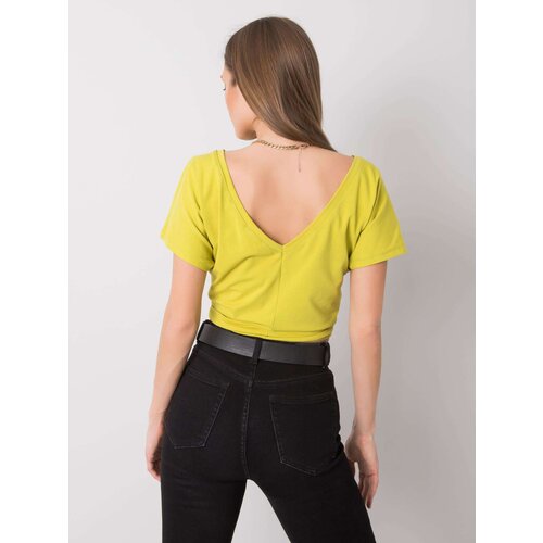BASIC Feel Good T-shirt-RV-TS-4662.25P-lime green Slike