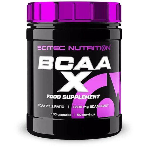 Scitec Nutrition Aminokiseline BCAA X, 180 kapsula Cene