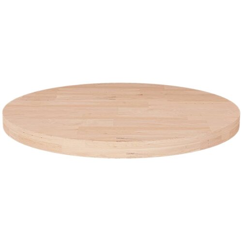 vidaXL Okrogla mizna plošča Ø40x2,5 cm neobdelana trdna hrastovina Cene