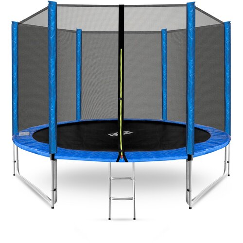  Trampolin 305 cm s vanjskom zaštitnom mrežom i stepenicama AGA SPORT PRO MRP1010DARKBLUE - plavi Cijene