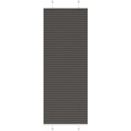 vidaXL Plisirana zavjesa Crna 75x200 cm Širina tkanine 74 4 cm Poliester - Crna 75 x 200 cm Cene