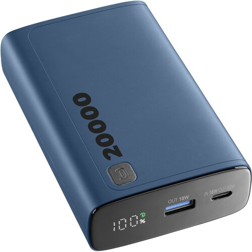 Cellular Line Prijenosna Baterija Elite, 20000mAh, plava Cijene