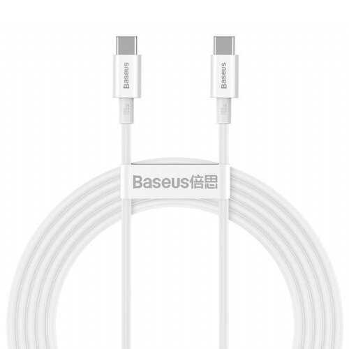 Baseus podatkovni kabel CATYS-C02 Superior QC Type C 100W 2m - bel Cene
