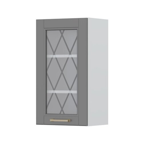 Jela VISEI ELEMENT S STEKLENIMI VRATCI ZA KUHINJO TARA V7-40-1KS-Grafit mat lak Slike