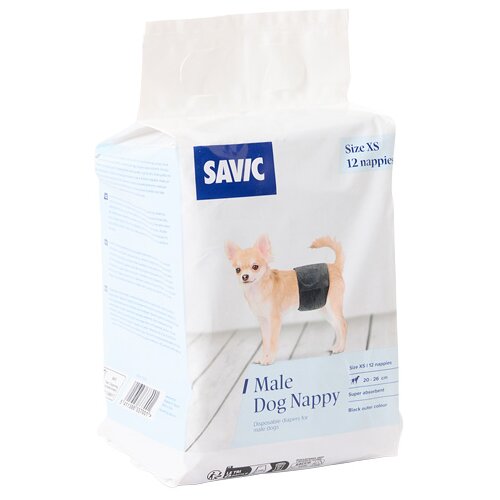 Savic pelene za mužjake - Veličina XS: 20 &ndash; 26 cm, 24 komada Cijene