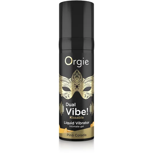 Orgie Dual Vibe! Kissable Liquid Vibrator Pina Colada 15ml