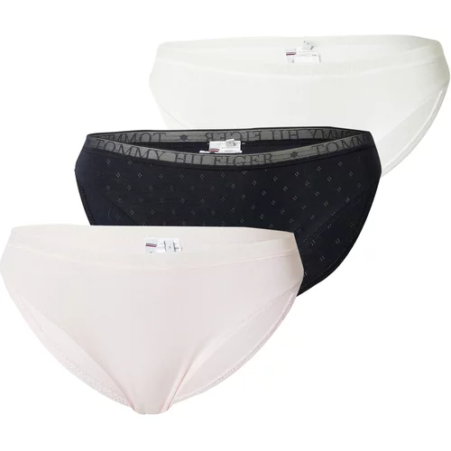 Tommy Hilfiger Underwear Slip svijetloroza / crna / prljavo bijela