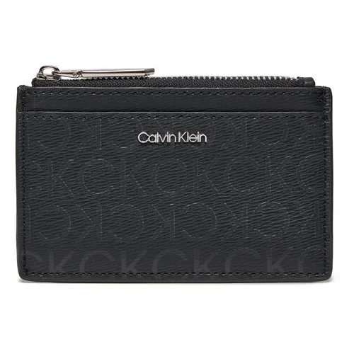 Calvin Klein Majhna ženska denarnica Ck Must Lg Cardholder_Epi Mono K60K611935 Črna