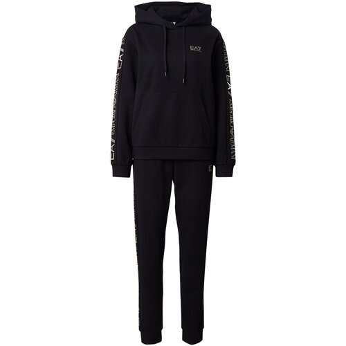 Ea7 Emporio Armani Jogging komplet zlatna / crna Slike