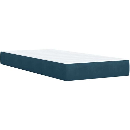 Box spring krevet s madracem plavi 90x190 cm bar&amp;scaron;unasti Slike