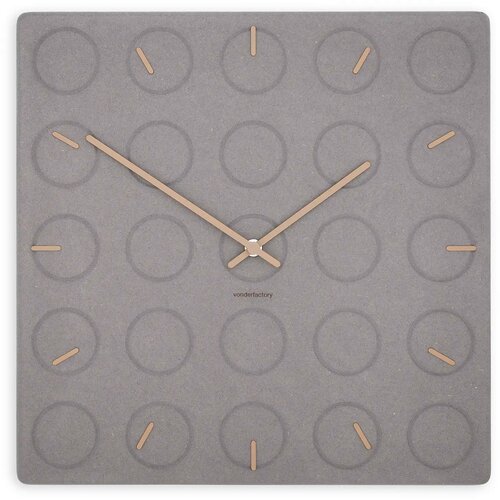 Von Der Factory Zidni sat Luxhora Circula Light Grey 11 boja kazaljki Slike
