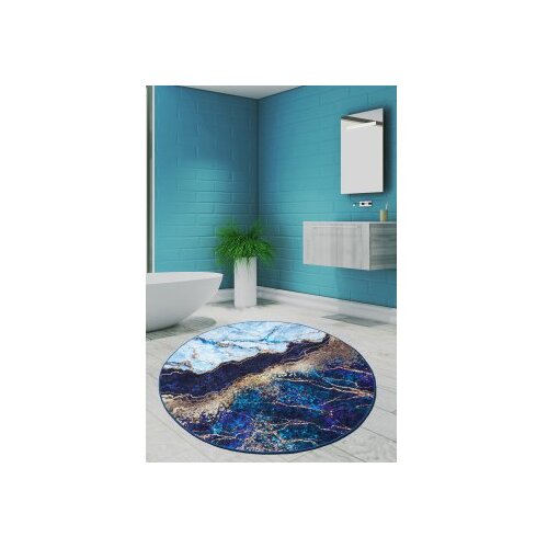 Conceptum Hypnose ocean okrugli tepih plave boje 100 cm (882CHL3597) Slike