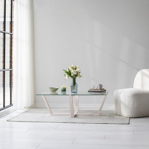  Klub sto Amalfi 105x35x65cm Bijeli Cene