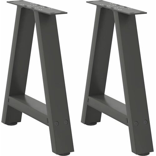  Noge za klub stolić A-oblika 2 kom antracit 38 x (42-43) cm čelik Cijene