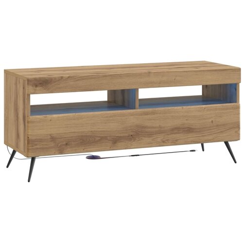  5-dijelni LED TV ormarić Hrast artisan Konstruirano drvo - Hrast artisan 100 cm Slike