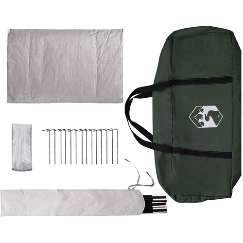  Kabinski &amp;scaron;ator Maslinasto zelena 300 x 210 x 156 cm Poliester Slike