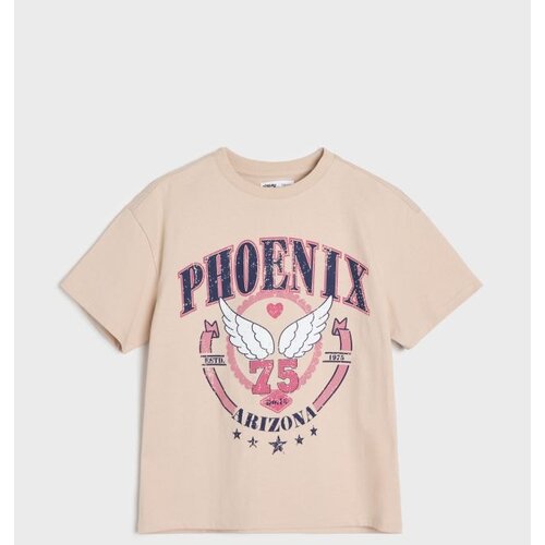 Sinsay Pamučna majica s natpisom Phoenix Cijene