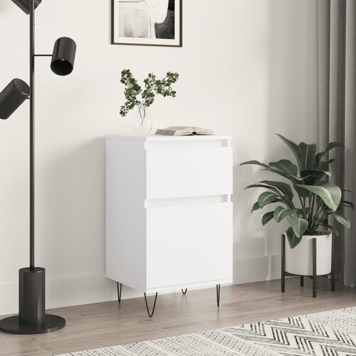 vidaXL Komoda bijela 40 x 35 x 70 cm od konstruiranog drva Cijene