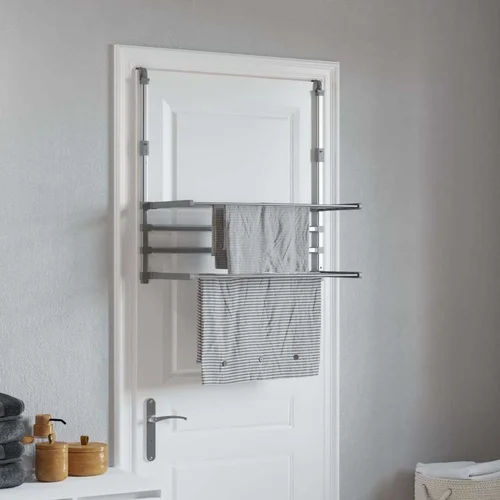 Za sušenje za balkon 89 x 25 x (60 - 95) cm aluminijski Za sušenje za balkon 89 x 25 x (60 - 95) cm aluminijski