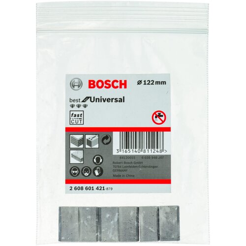 Bosch Segmenti Best for Universal dijamantske krune za suvo bu&amp;scaron;enje G1-1/4 UNC 2608601421 Slike