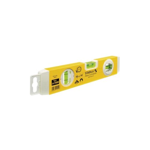 STABILA Libela 14010 tip 70 TMW mjerno područje 250 mm preciznost libele 0.5 mm/m duljina 250 mm Slike