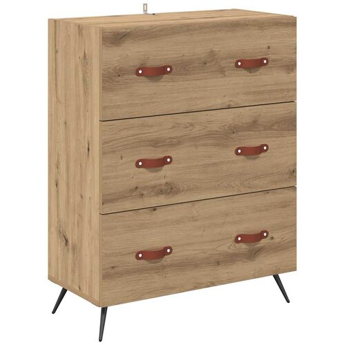  Highboard Umjetnički hrast 69,5 x 34 x 180 cm Konstruirano drvo Slike