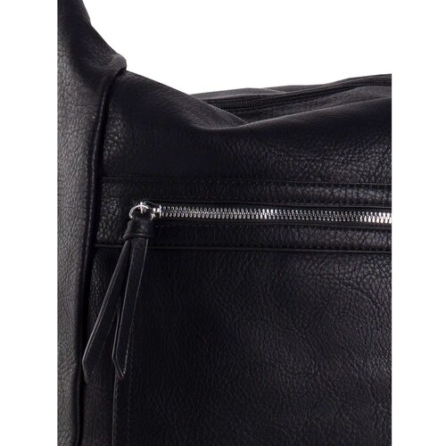 Fashion Hunters Women&amp;#039;s black shoulder bag with pocket Slike