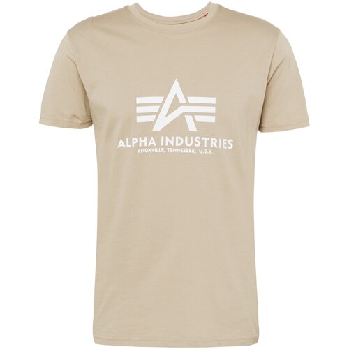 Alpha Industries Majica pesek / bela Slike