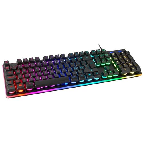 DELTACO GAMING Tipkovnica DK220 Membranska RGB, 25 Anti-ghosting Tipki, Crna Slike