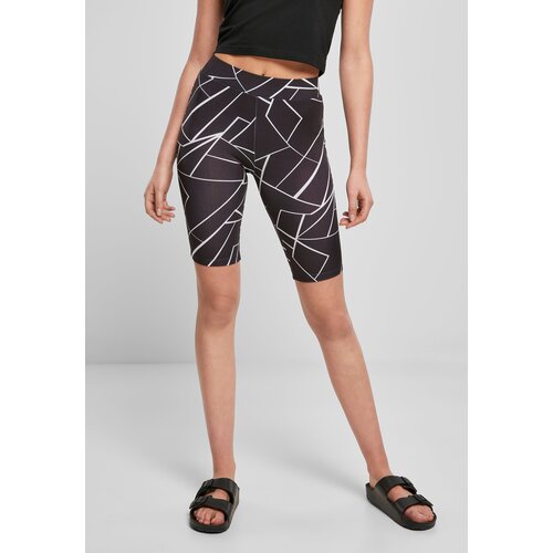 UC Curvy AOP Women&amp;#039;s Cycle Shorts 2-Pack geometric black+black Slike