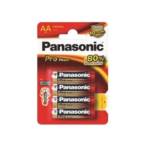 Panasonic baterije LR6PPG/4BP Alkaline Pro Power Slike