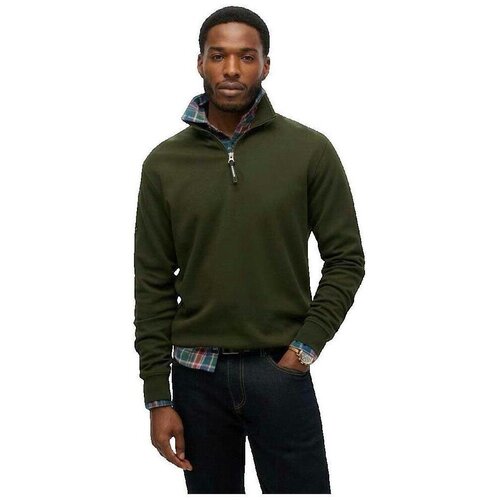 Superdry Puloverji Utility Henley Zelena Slike