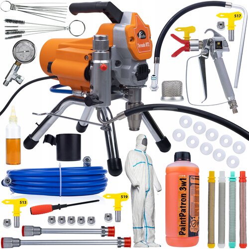 Rosfix Mega komplet barvne naprave Tornado RT2 UltraSpray 1800W 22MPA 2,2L/min z dodatki, (21656736) Cene