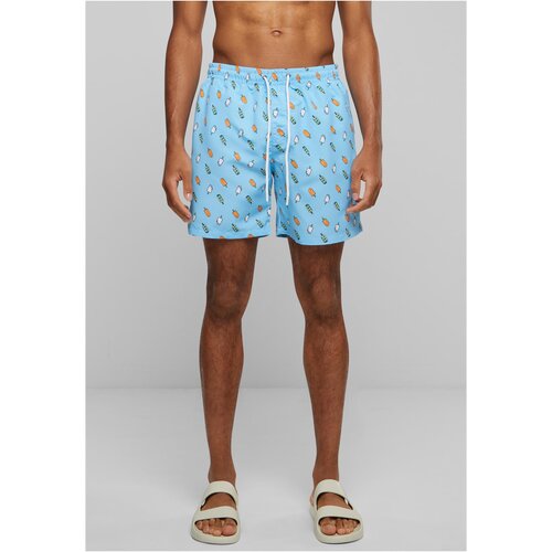 Urban Classics Swimsuit with light blue/ice pattern Cijene