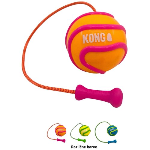 Kong igrača Bunji High-Viz svetleča žoga na vrvi - 8,2 x 51,4 cm Cene