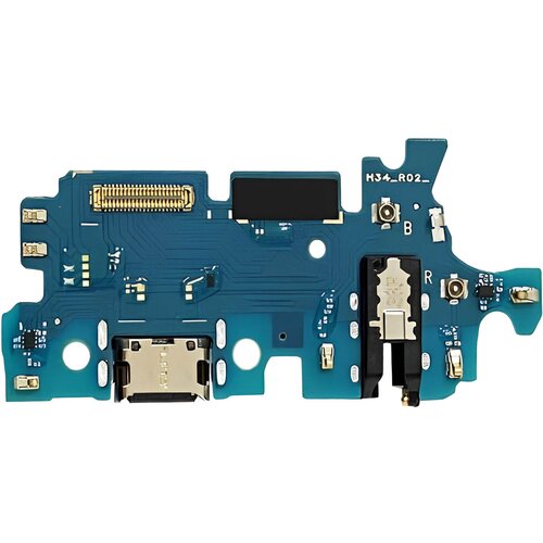 Samsung Galaxy M34 USB-C polnilni priključek z mikrofonom in vtičem Jack, Črna, (5000038082) Cene