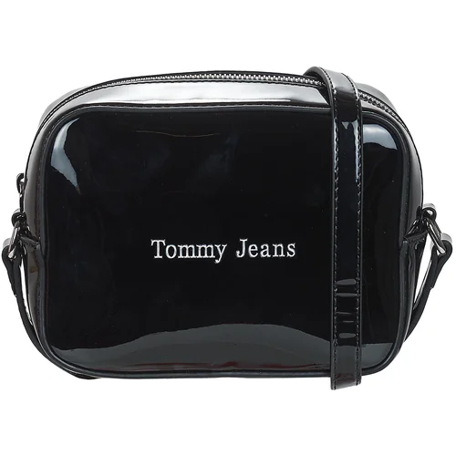 Tommy Jeans TJW MUST CAMERA BAGPATENT PU Crna