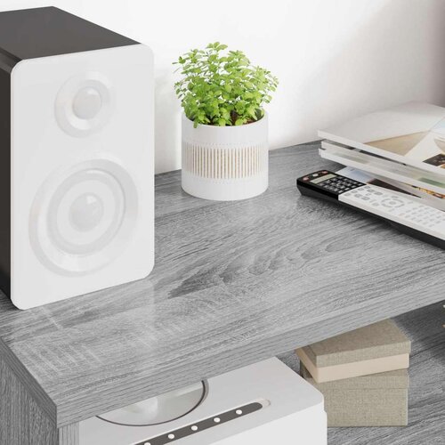  ormar Siva Sonoma 80 x 35 x 40 cm Konstruirano drvo Slike