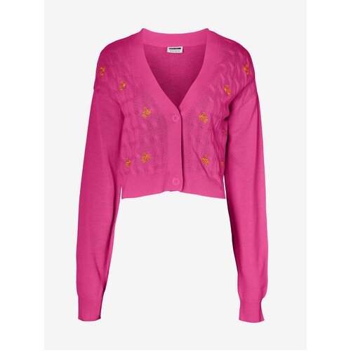 Noisy May Dark Pink Cardigan Lil - Women Slike