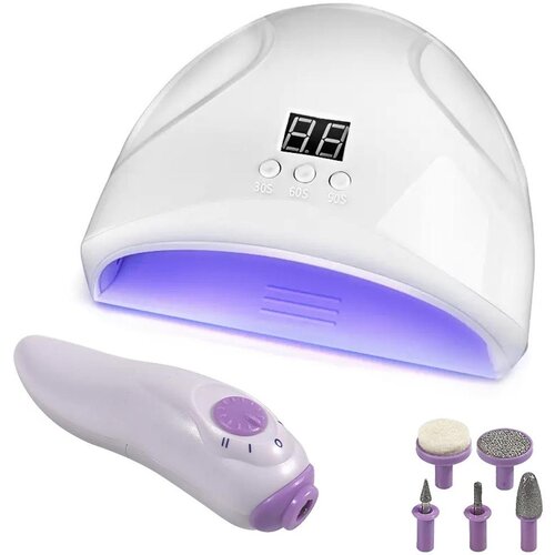  Set 2v1 UV 12 LED svetilka za gel nohte 12W LCD + brusilnik Cene