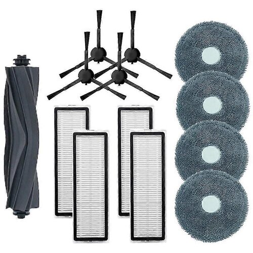 INORCO zdruljiv Dreame L10S Pro / RLS6L / Xiaomi S10+ Valjna krtaa Stranska krtaa HEPA Filter Mop Krpa Krpe Dodatki za sesalnik+dgi, (21982001) Slike