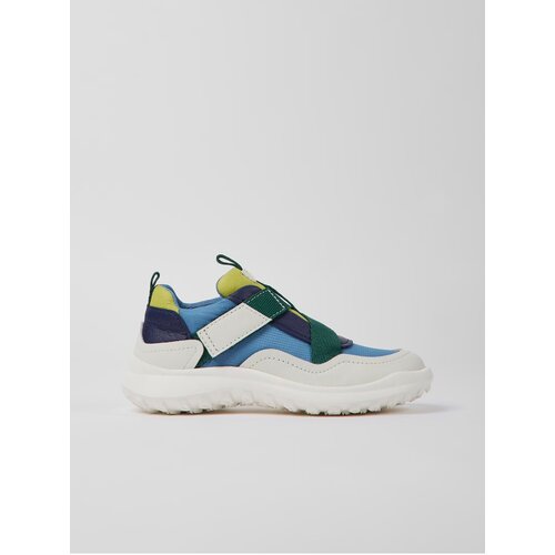 Camper White and blue boys sneakers with leather details - Boys Slike